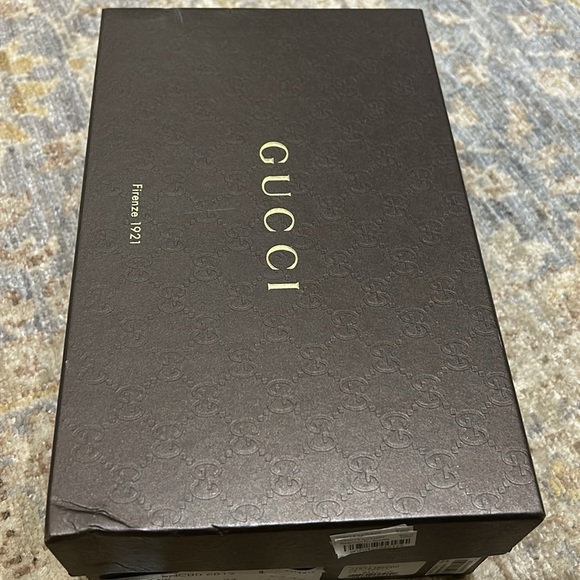 Gucci sandals size 37 color is called Cipria. I bought these from Bloomingdales - Picture 5 of 8
